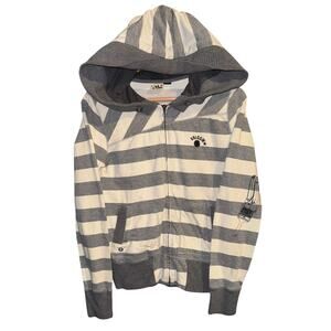 Vintage Volcom Full Zip Hoodie Size Medium Mall Rat Y2K Spellout Patches Skater